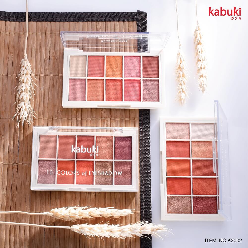 Kabuki ,Kabuki 10 Colors Of Eyeshadow,Kabuki 10 Colors Of Eyeshadow K2002-02,Kabuki 10 Colors Of Eyeshadow K2002,K2002,Kabuki 10 Colors Of Eyeshadow K2002ราคา,Kabuki 10 Colors Of Eyeshadow K2002รีวิว